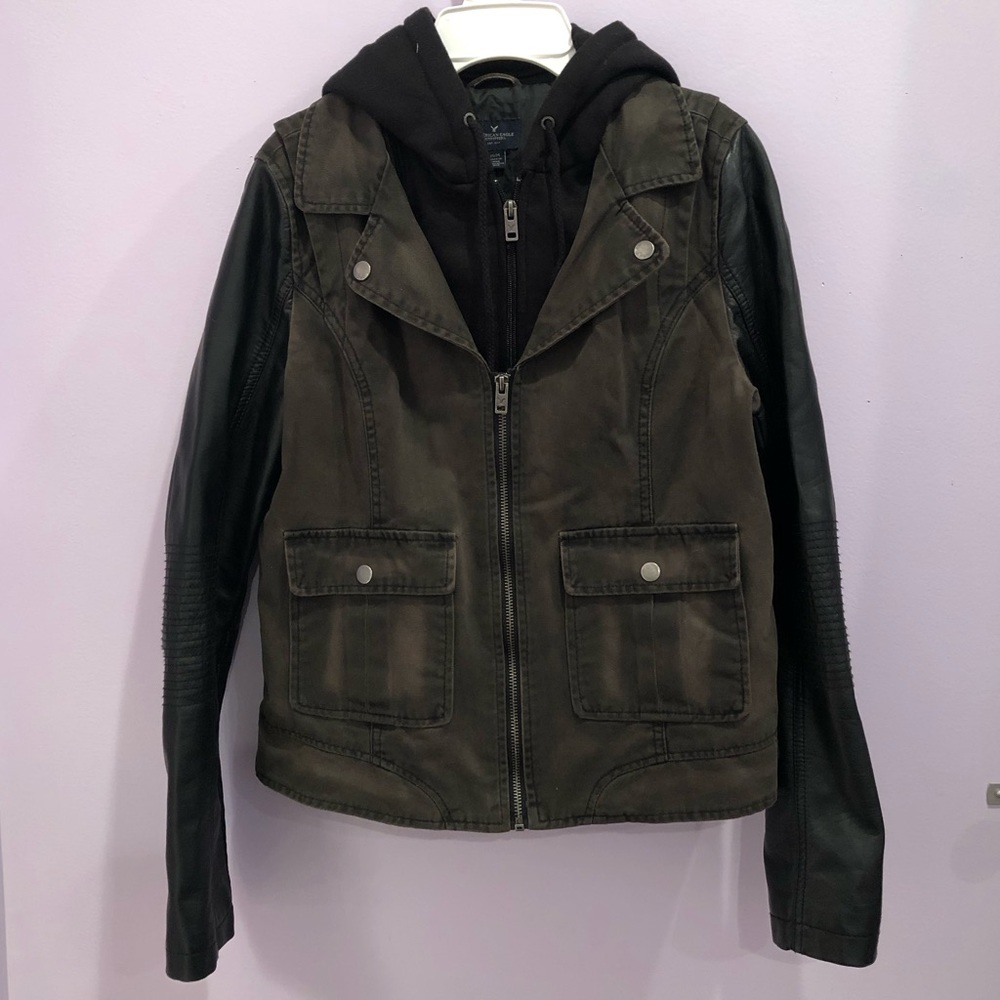 American Eagle Faux Leather Jacket